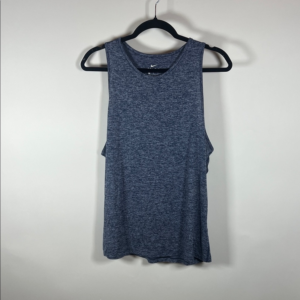 Nike Women's Heathered Navy Muscle Tee